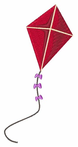Fly A Kite Machine Embroidery Design