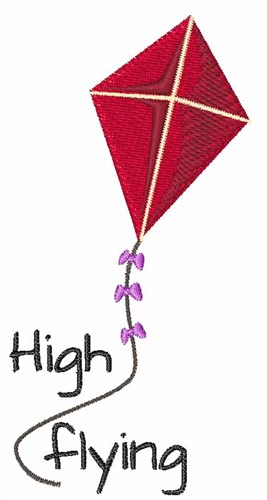 High Flying Machine Embroidery Design