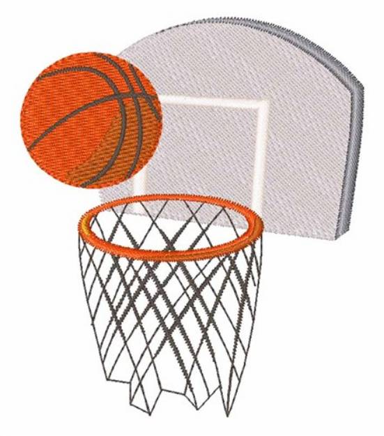 Picture of Basketball Net Machine Embroidery Design