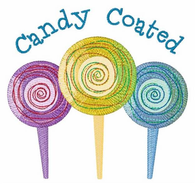 Picture of Candy Coated Machine Embroidery Design