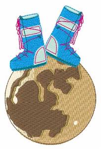 Picture of Moon Walk Machine Embroidery Design