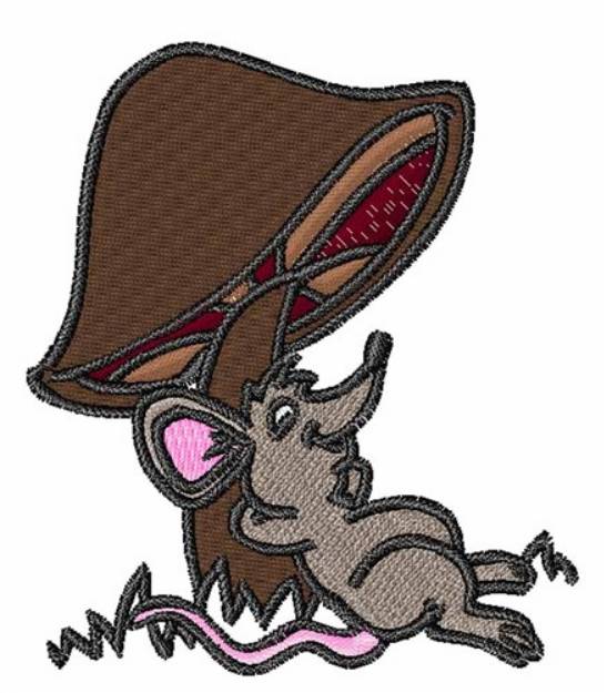 Picture of Mouse & Mushroom Machine Embroidery Design