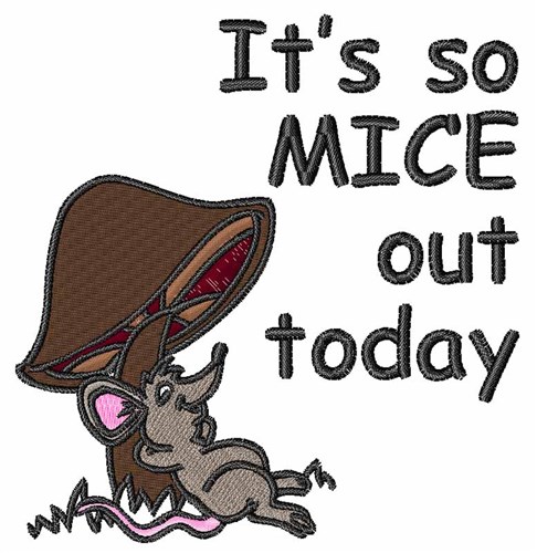 So Mice Out Machine Embroidery Design