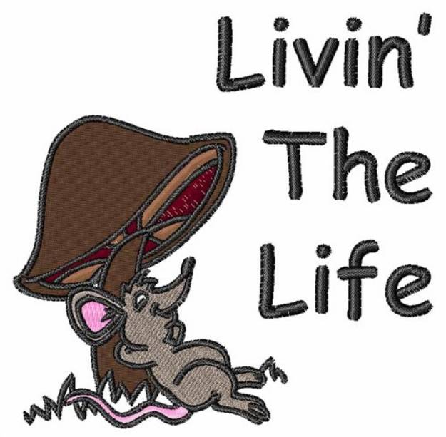 Picture of Livin The Life Machine Embroidery Design