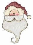 Picture of Santas Face Machine Embroidery Design