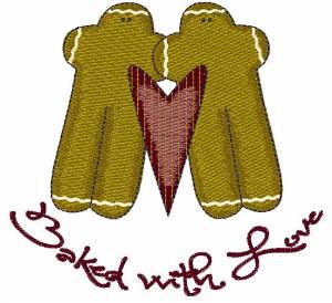 Picture of Baked With Love Machine Embroidery Design