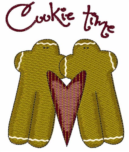 Cookie Time Machine Embroidery Design