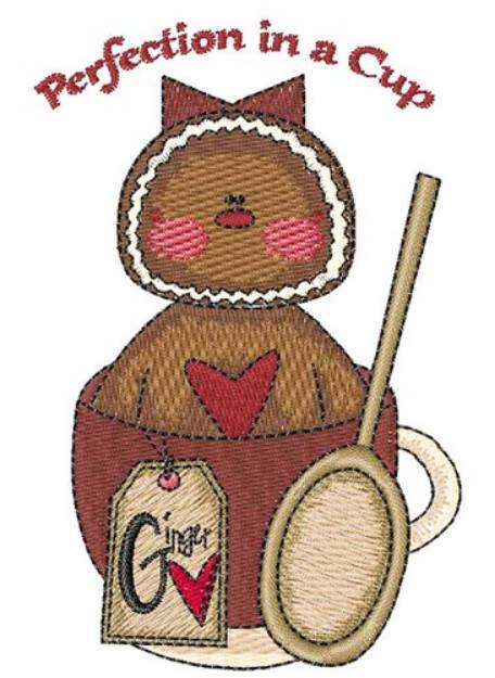 Picture of Cup Of Perfection Machine Embroidery Design