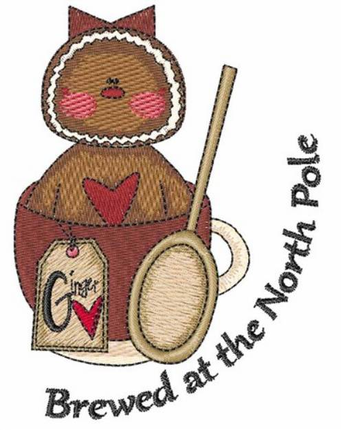 Picture of North Pole Brewed Machine Embroidery Design