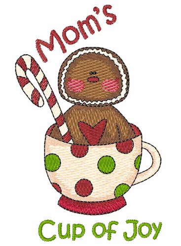 Cup Of Joy Machine Embroidery Design