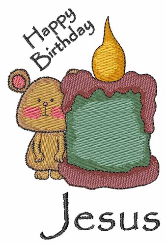 Jesus Birthday Machine Embroidery Design