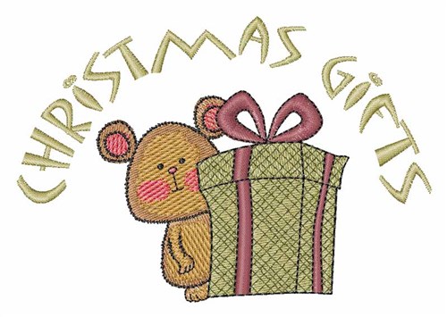 Christmas Gifts Machine Embroidery Design