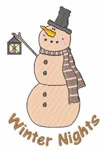 Picture of Winter Nights Machine Embroidery Design