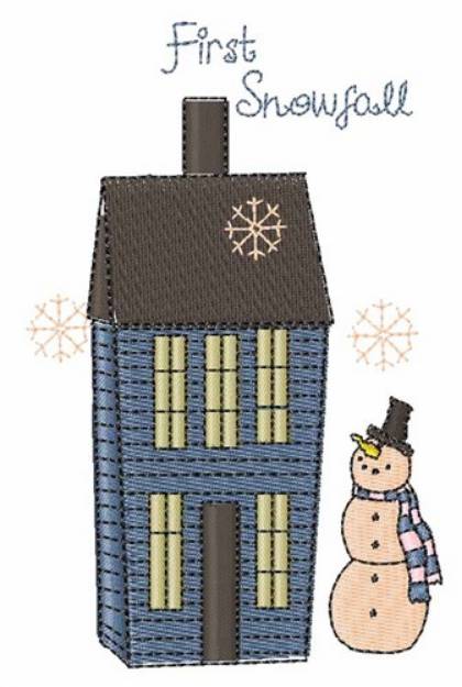 Picture of First Snowfall Machine Embroidery Design