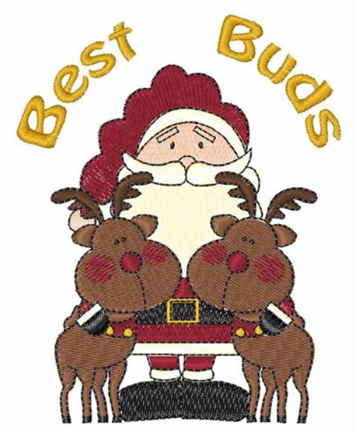 Picture of Best Buds Machine Embroidery Design