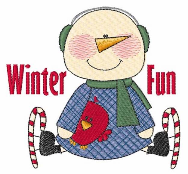 Picture of Winter Fun Machine Embroidery Design