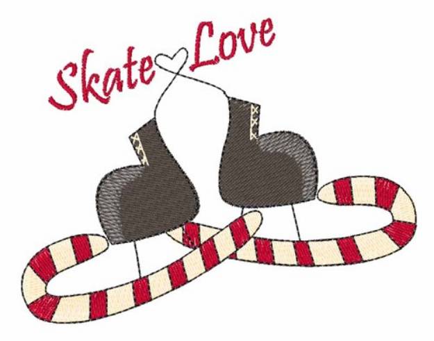 Picture of Skate Love Machine Embroidery Design