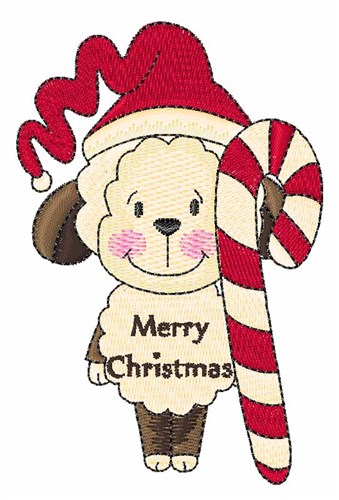 Christmas Sheep Machine Embroidery Design