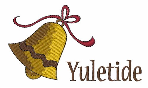 Yueltide Bell Machine Embroidery Design