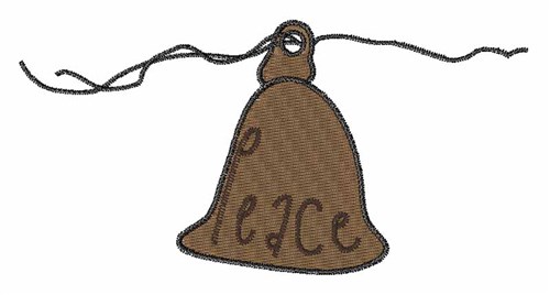 Peace Bell Machine Embroidery Design
