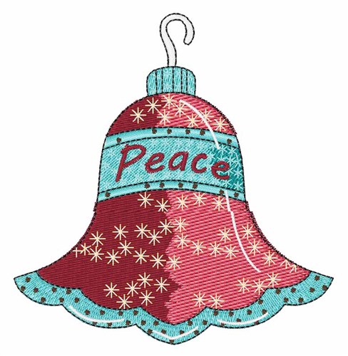 Peace Ornament Machine Embroidery Design