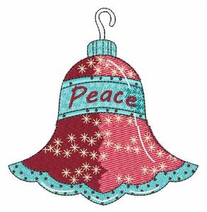 Picture of Peace Ornament Machine Embroidery Design