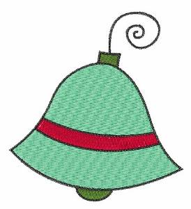 Picture of Holiday Bell Machine Embroidery Design