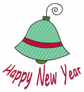 Picture of New Year Bell Machine Embroidery Design