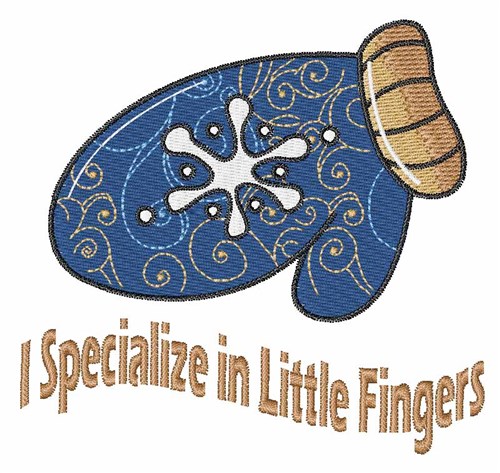 Little Fingers Machine Embroidery Design