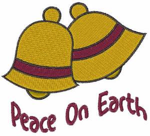 Picture of Peace Bells Machine Embroidery Design