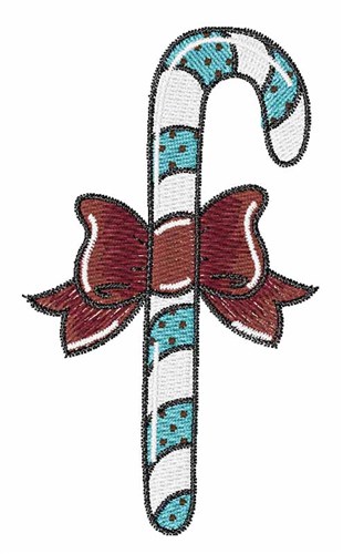 Xmas Candy Machine Embroidery Design