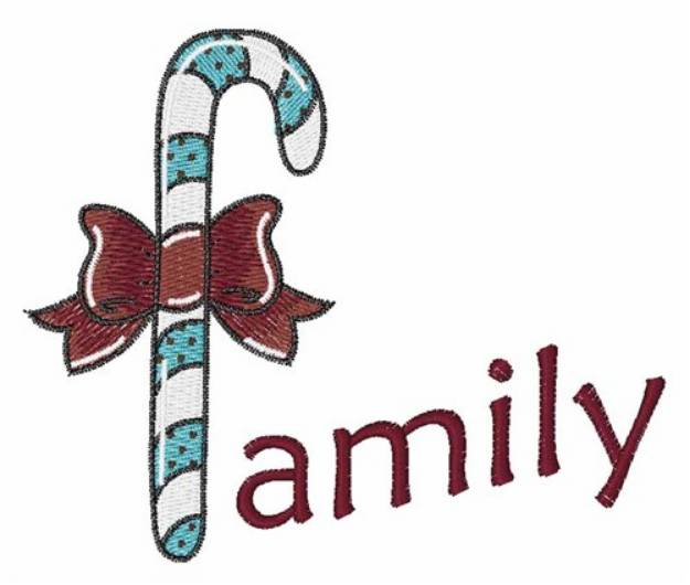 Picture of Family Candy Machine Embroidery Design