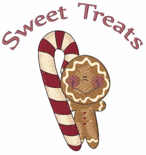 Picture of Sweet Treats Machine Embroidery Design