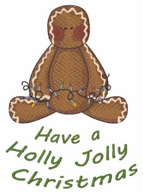 Picture of Jolly Christmas Machine Embroidery Design