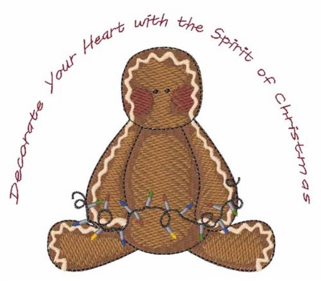 Picture of Christmas Spirit Machine Embroidery Design