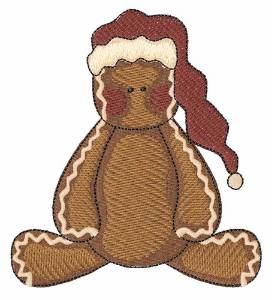 Picture of Gingerbread Santa Machine Embroidery Design