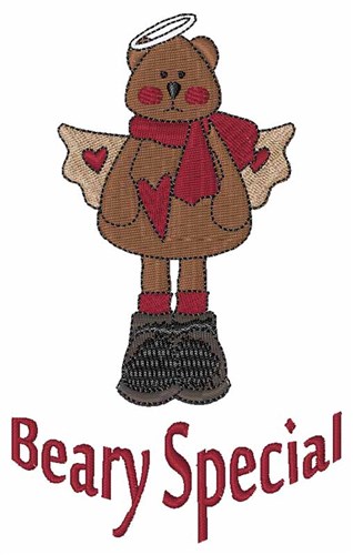 Beary Special Machine Embroidery Design
