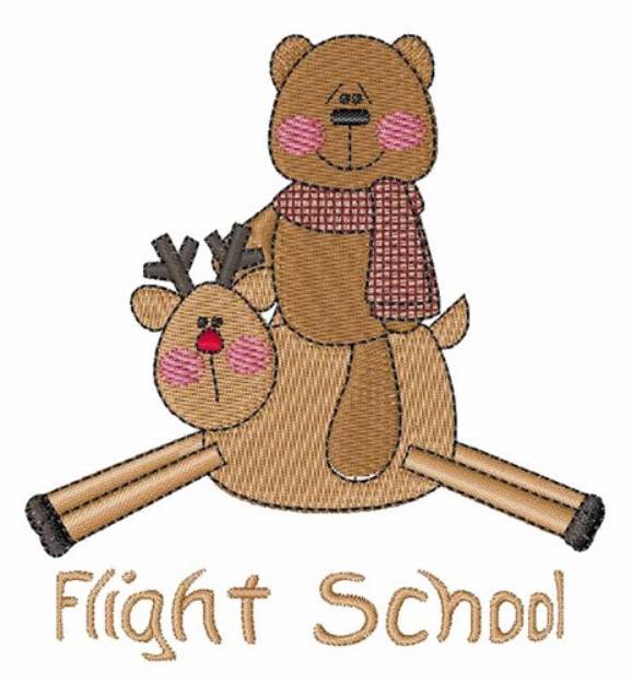 Picture of Flight School Machine Embroidery Design