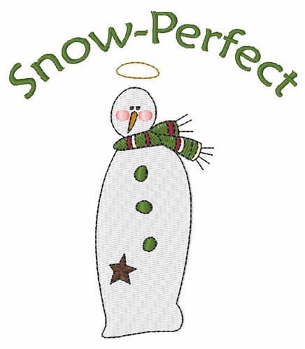 Snow Perfect Machine Embroidery Design