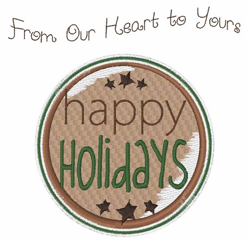 From Our Heart Machine Embroidery Design