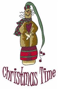 Picture of Christmas Time Machine Embroidery Design