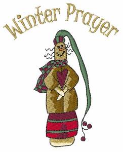 Picture of Winter Prayer Machine Embroidery Design