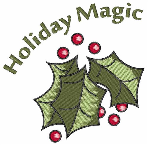 Holiday Magic Machine Embroidery Design