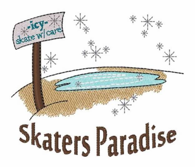 Picture of Skaters Paradise Machine Embroidery Design