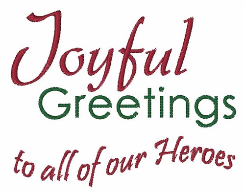 To All Heroes Machine Embroidery Design