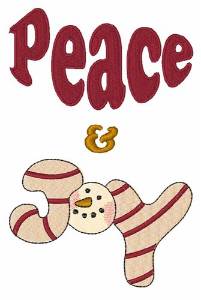 Picture of Peace & Joy Machine Embroidery Design