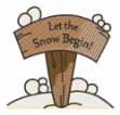 Picture of Snow Begin Machine Embroidery Design
