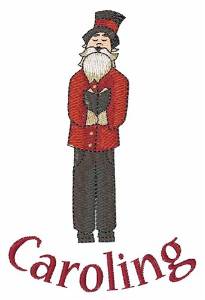 Picture of Caroling Machine Embroidery Design