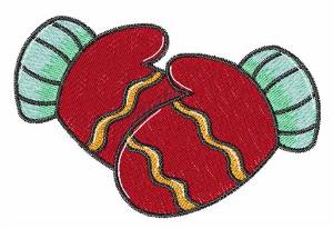 Picture of Two Mittens Machine Embroidery Design