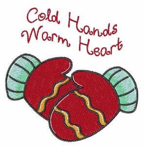 Picture of Cold Hands Machine Embroidery Design